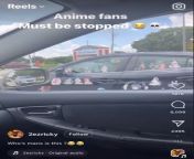 Putting hentai/porn stickers on your car is publicly fine (NSFW, TikTok banned this video so was only available on insta) from cute tiktok girl banned challenge video