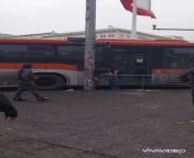 Accidente hoy en el centro de Santiago bus de Transantiago atropella ciclista. from new public bus de