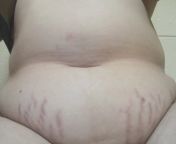 Longer video of some belly noises with a photo of my belly from 12 belly
