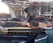 A truck, which was supposed to carry humanitarian aid, has been used to carry hundreds of dead bodies of murdered hungry people, who have been targeted by Israel&#39;s military while they were waiting for food at Al Nabulsi roundabout in northern Gaza. from carry
