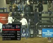 Bareback Rider Austin Broderson hospitalized after dismount accident at National Western Stock Show in Denver (Warning! Video is very rough to watch! NSFW!) from kajal agarwal boob show in magadheeraxxx tamil video comw xxxyx sexx