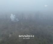 UA POV K-2 Brigade drone footage of an attack on RU position, wounded RF soldier is seen at the end, allegedly abandoned. from kerala kuli seen at river