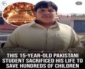 Aitzaz Hasan was a 15 year old hero and a Pakistan student that gave his life to save hundreds of young students. from nazea hasan nude