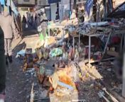RU POV: Video of the shelling of a civilian market in the Tekstilshchiki district of Donetsk city. The number of victims has increased to 18. There are dead children from janine ru xxx video