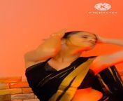 Gresy Deo cute and petite beauty dancing in sexy saree (IG @just_chikiii) from bangla sexy saree colse xxx ww fate black lady nacked in town com