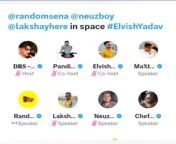 Elvish Yadav major supporters and big accounts are openly threatening and abusing Fukra Insaan (Abhishek Malhan) supporters and fans like Maxtern and others. from dimple malhan