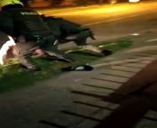 Video of police brutality ending in the death of Javier Ordoez. This is why tonight the city of Bogot is burning bettwen protest and more police brutality from xxx of police