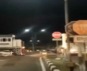 Train crash into a truck ended in big bang (multiple pov) in Indonesia from ibu stw gemuk indonesia