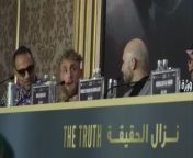 Jake Paul raises the stakes with Double or Nothing bet with Tommy Fury. John Fury, dad, accepts the deal for his son at the Presser from ruel old dad fucks the wife then his crying real daughter