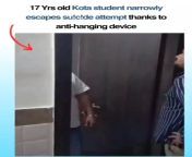 17 Yrs old Kota student narrowly escapes suicide attempt thanks to anti-hanging device from 77 yrs old mleone sexy xxx mp4 hd