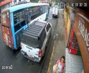 Driver crushed between his bus and a truck - San Jos province, Costa Rica from rica grouper bus