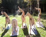 17 minutes of Hairy. Lesbian. Nude. Yoga. And this class *always* ends with a happy ending. Need I say more? from muscular calves trampling man 17 inch calves evez musclez on clips
