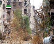 Full HD version of the infamous Syrian ladder video (Darayya, Syria - 11/12/2014) from full hd movie of chinese