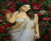 Vaani Kapoor hot in Saree from nusrat hot video saree khola khaladi