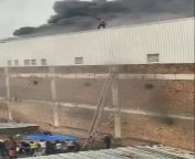 [NSFW] On December 15th, 2022 this man on top of a factory in India tried to escape a fire by jumping off the building into a safety net. However, he fell through the safety net and due to the momentum of the fall he died instantly. from saxe videosped net