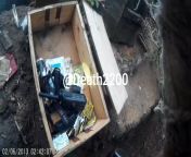 The Ukrainian forces are conducting an assessment of the Russian Army fortifications while cleaning up decomposing Russian soldier bodies. from biqle russian nudityupriya photos