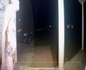 Naked Tweaker Chick Caught On Ring Cam Trying To Break Into House from pune cheating young wife caught on hidden cam with lover