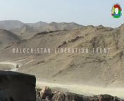 BLF (Baloch Liberation Front ) Rebels ambush Pakistan Army Patrol in Balochistan, Pakistan. Dated: 14/07/2020 from baloch